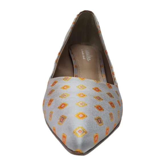 CHARLES by Charles David Women's Addie Pumps Grey Multi Diamond Print 8 M - Picture 2 of 6